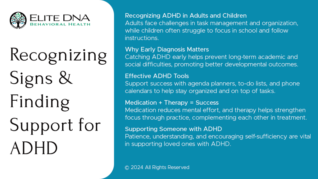 recognizing signs and finding support for adhd in adults and children